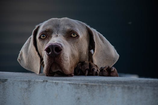 Dog with ears forward, showing interest