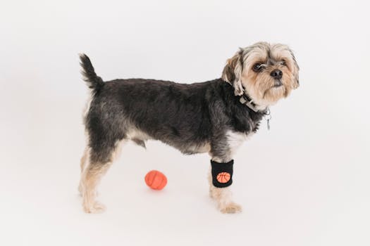 dog retrieving a toy during training