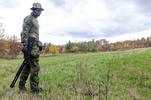 hunting dog training in action