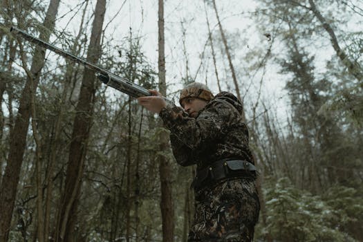 hunting dog training in action