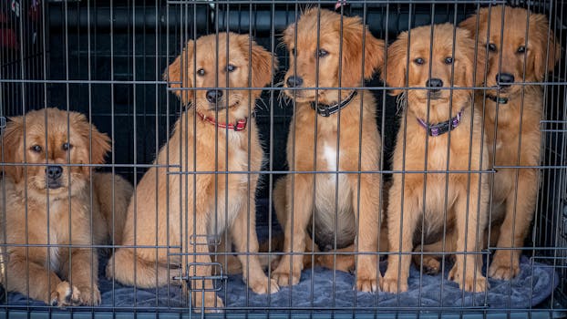 group of hunting dogs